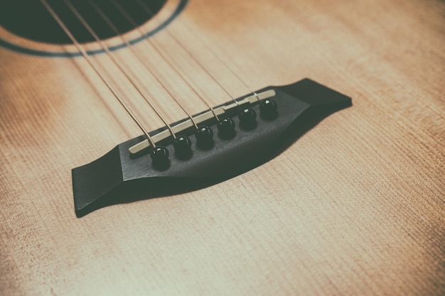 Photo close-up of guitar