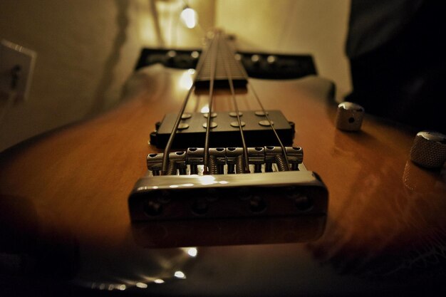 Foto prossimo piano della chitarra