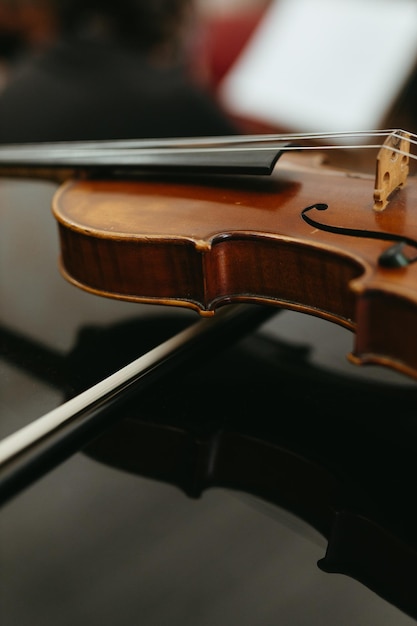 Photo close-up of guitar