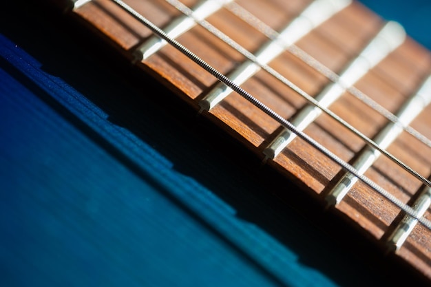 Close-up of guitar