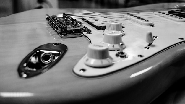 Photo close-up of guitar