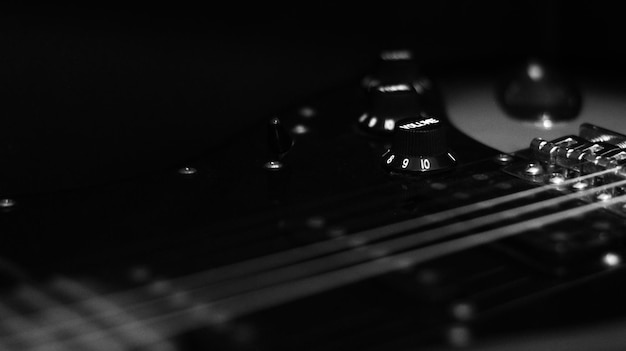 Close-up of guitar