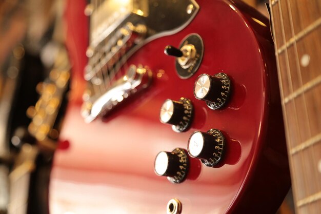 Photo close-up of guitar