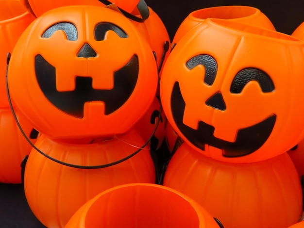 Close-up of halloween pumpkin