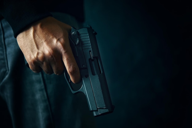 close-up of hand holding camera