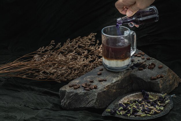 Close-up of hand holding coffee