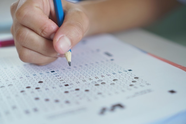 Foto prossimo piano della scrittura a mano su carta