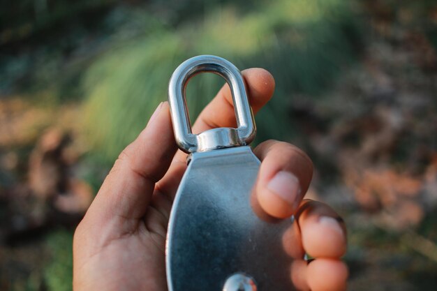 Foto prossimo piano della mano