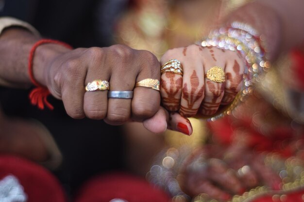 Photo close-up of hands