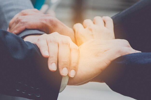 Photo close-up of hands