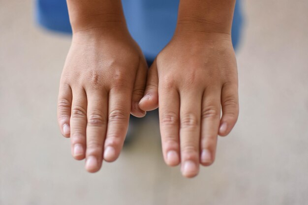 Photo close-up of hands