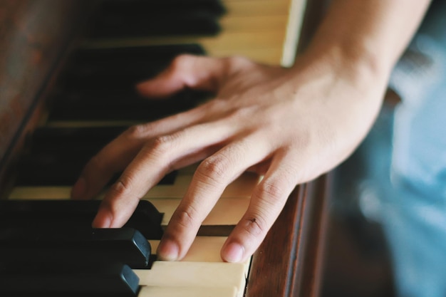 Photo close-up of hands