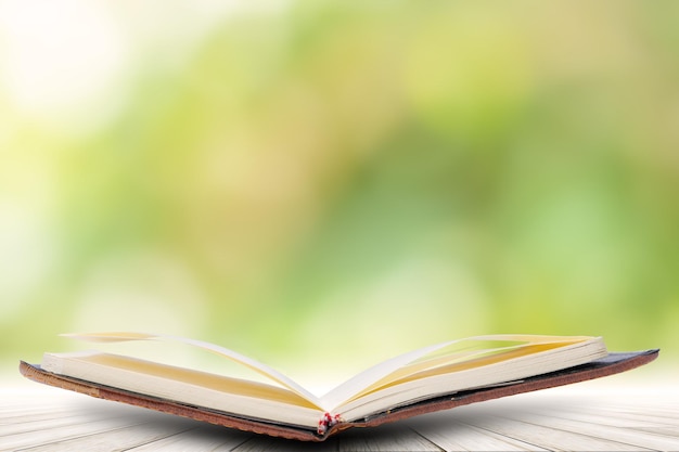 Close-up of heart shape book on table