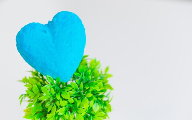 Close-up of heart shape over white background