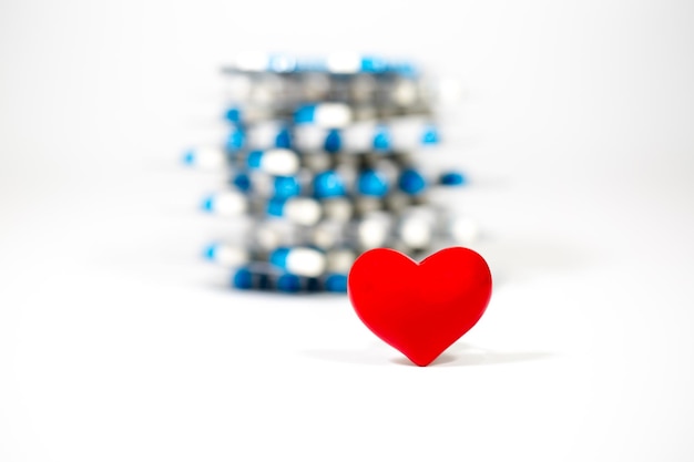 Photo close-up of heart shape over white background