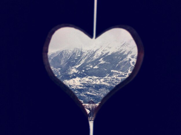 Close-up of heart shape