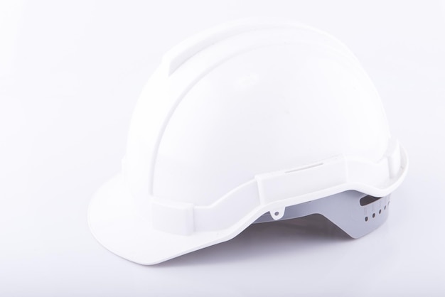 Close-up of helmet over white background