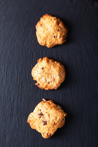 Close up of homemade organic butter cookies