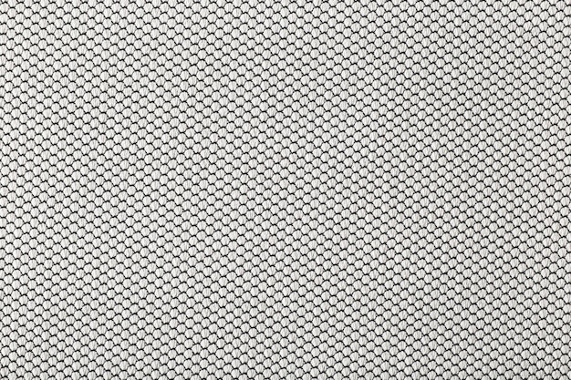 Close up honeycomb pattern fabric background