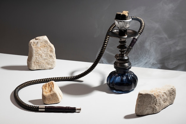 Photo close up on hookah for vaping