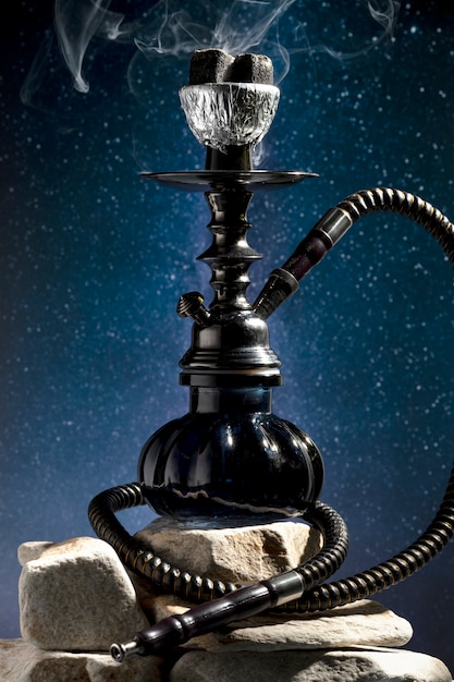 Photo close up on hookah for vaping