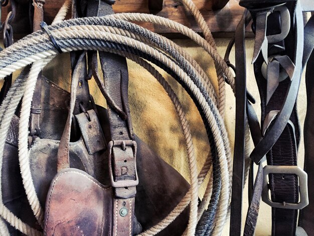 Foto prossimo piano di una carrozza a cavallo