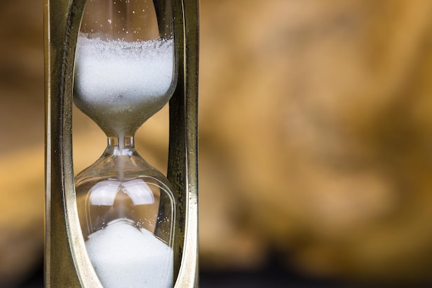 Photo close-up of hourglass