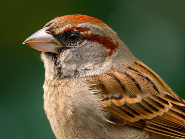 close up of a House sparrow