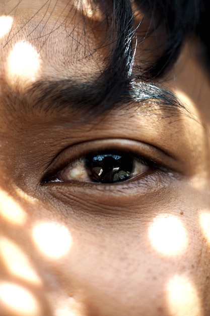 Photo close-up of human eye