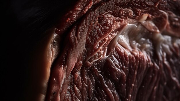 A close up of a human head with the skin visible.