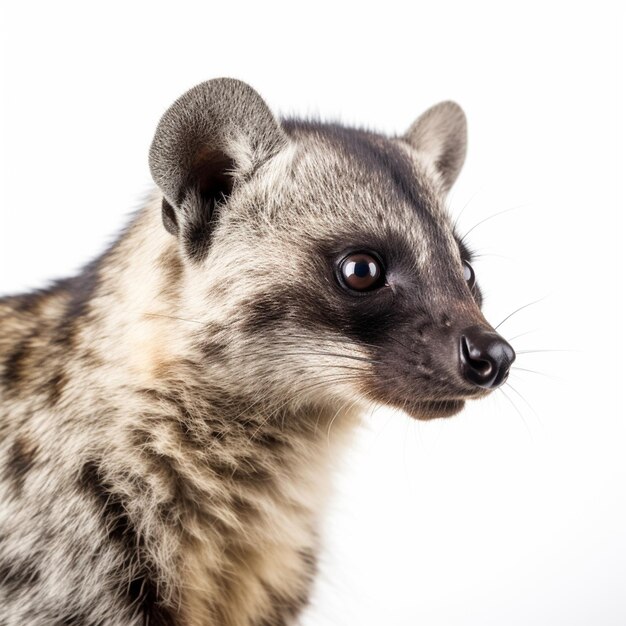 A close up of a hyena looking at the camera