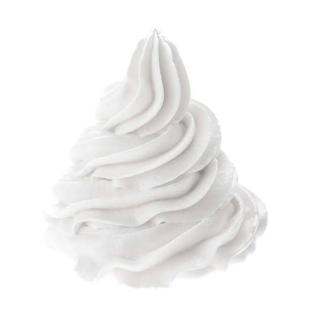 Close-up of ice cream against white background