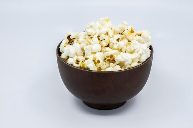 Close-up of ice cream in bowl against white background