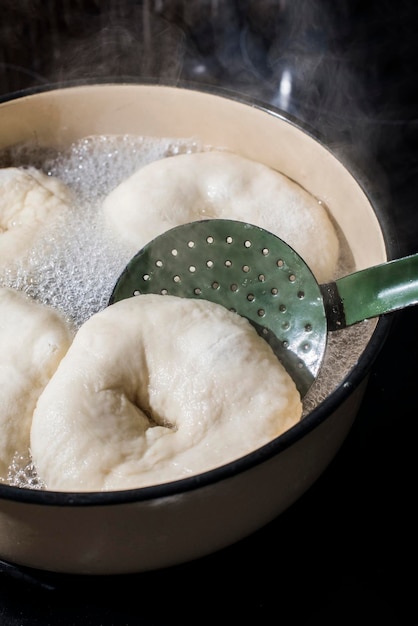 Photo close-up of ice cream in bowl