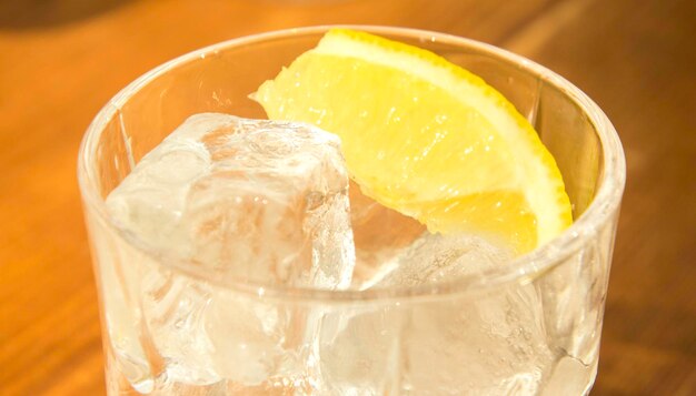 Close-up of ice cream in glass