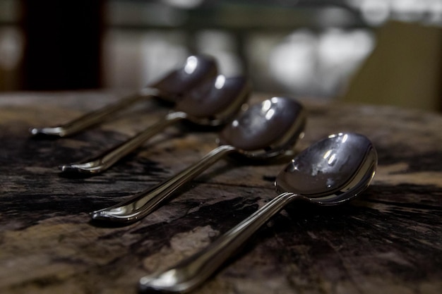 Foto prossimo piano del gelato sul tavolo