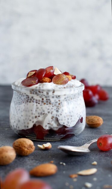 Close-up of ice cream on table