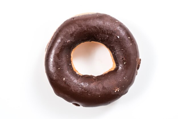 Close-up of ice cream over white background