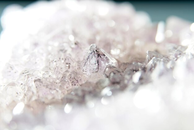 Photo close-up of ice crystals