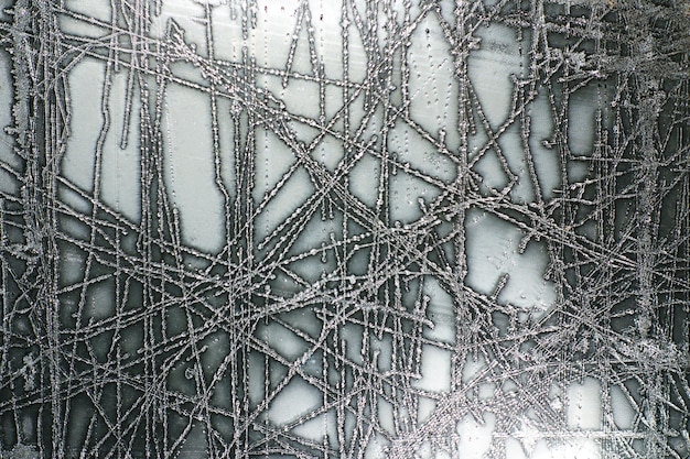 Close up of ice crystals