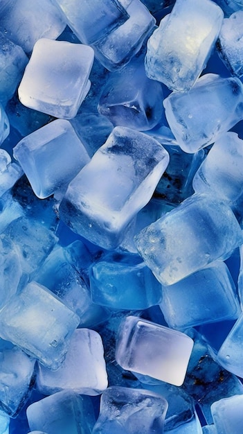 close up of ice on the ground