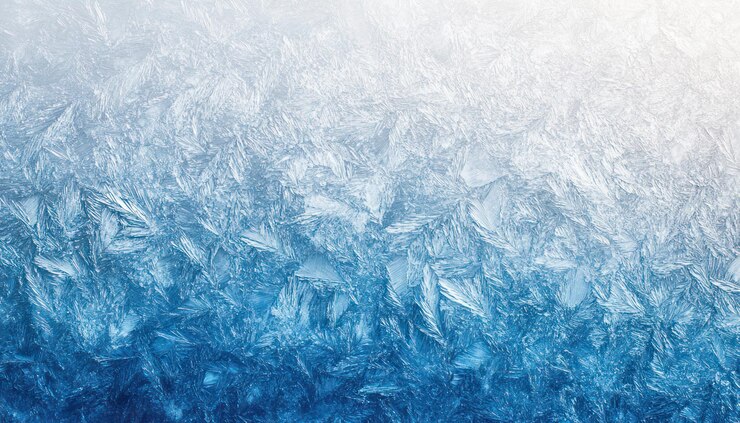 Photo a close up of the ice that is melting
