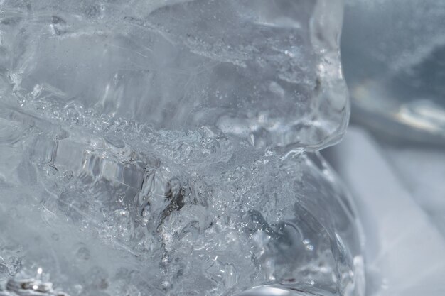 Photo close-up of ice