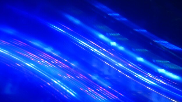 Close-up of illuminated fiber