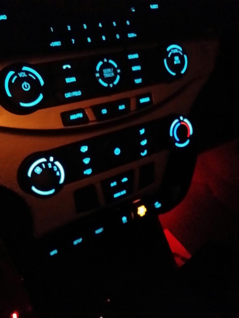 close-up of illuminated lamp