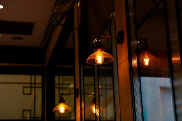 Close-up of illuminated light bulb