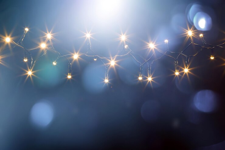 Photo close-up of illuminated lights