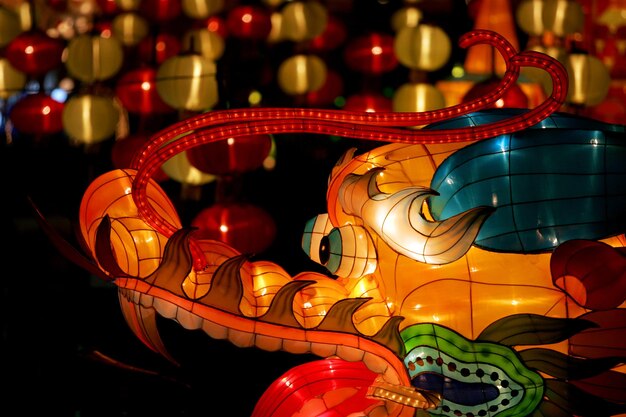 Photo close-up of illuminated toy at shop