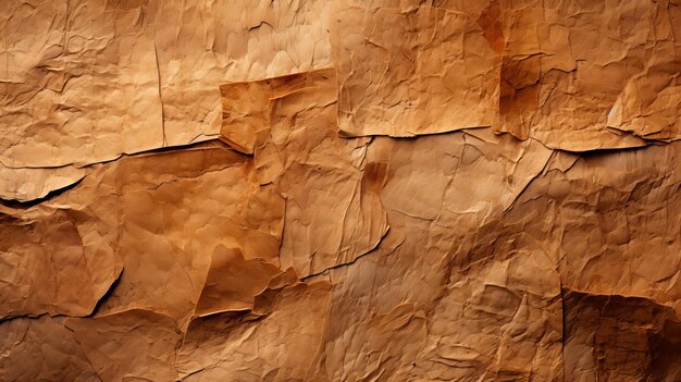 Close up image of a brown paper texture generative ai