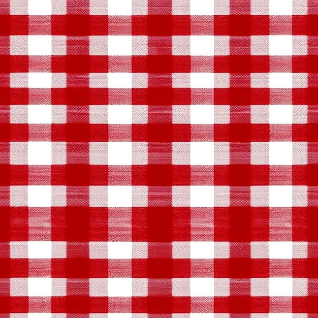 Foto un'immagine ravvicinata di tessuto di camicia gingham ricamato